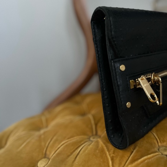 Milly Black Clutch/Shoulder Bag - Picture 7 of 13